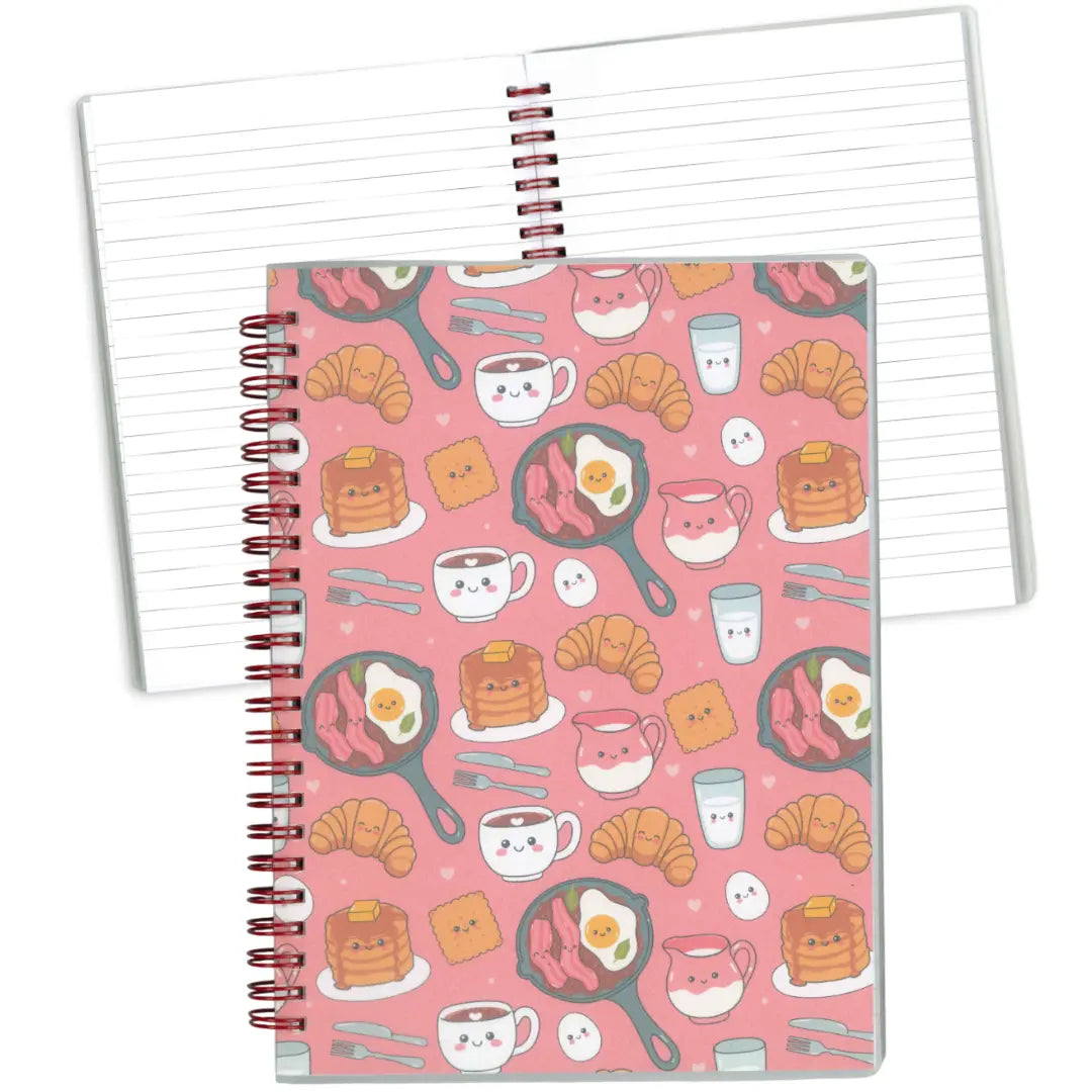 CAHIER DE NOTES- PETIT DÉJEUNER KAWAII PBI LIVRES NOTES