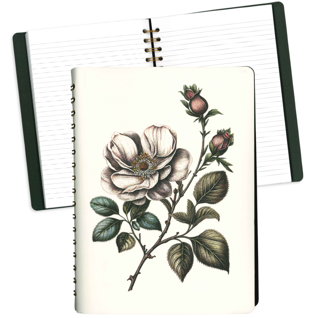 CAHIER DE NOTES- FLEUR BOTANIQUE PBI LIVRES NOTES