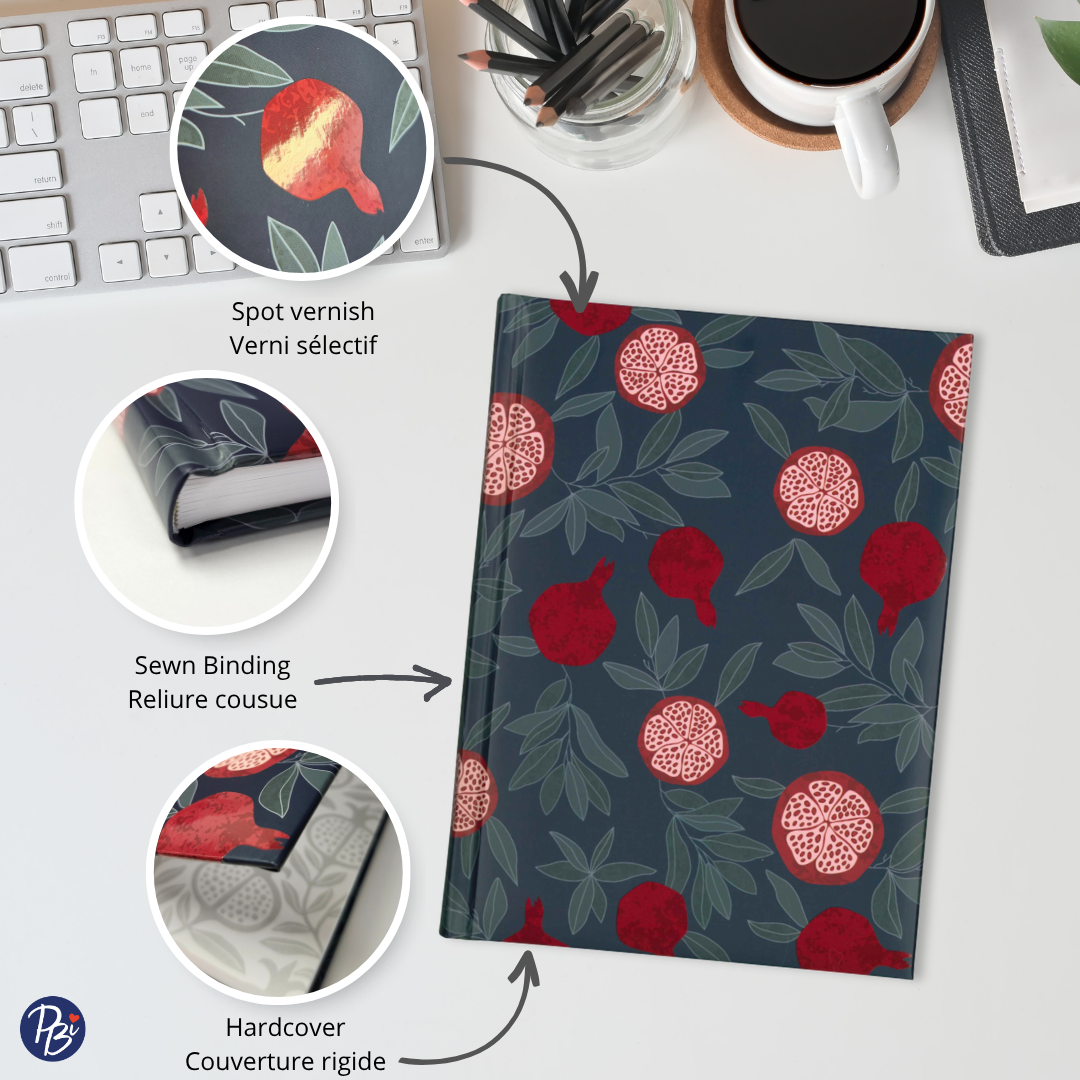 CAHIER DE NOTES - POMMEGRENADE PBI LIVRES NOTES