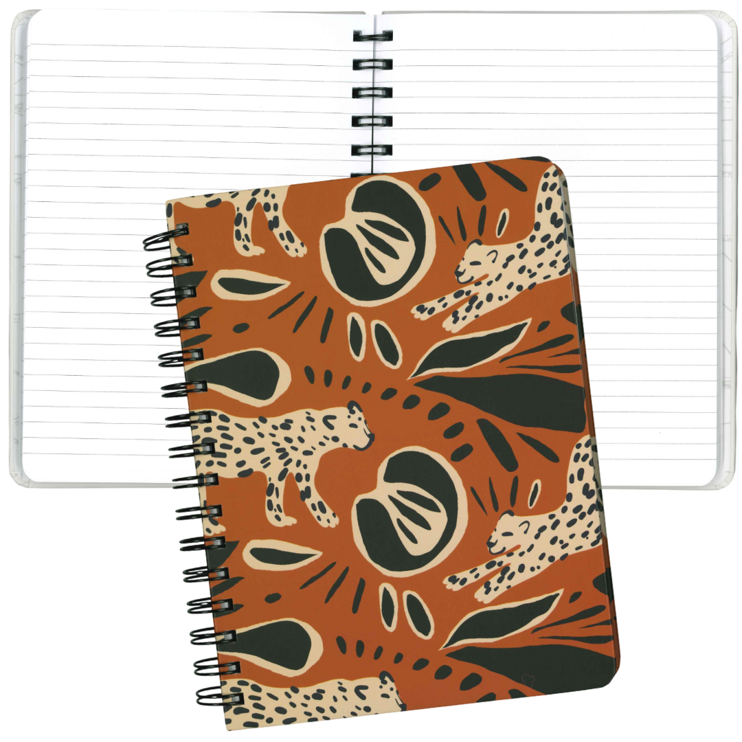 CAHIER DE NOTES - MOTIF GUEPARD PBI LIVRES NOTES