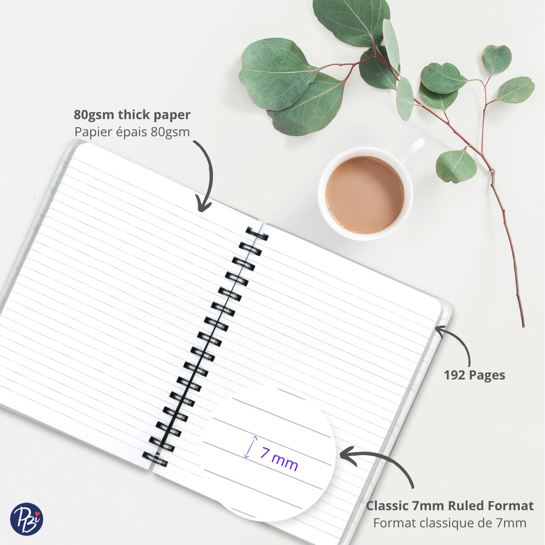 CAHIER DE NOTES - MOTIF GUEPARD PBI LIVRES NOTES