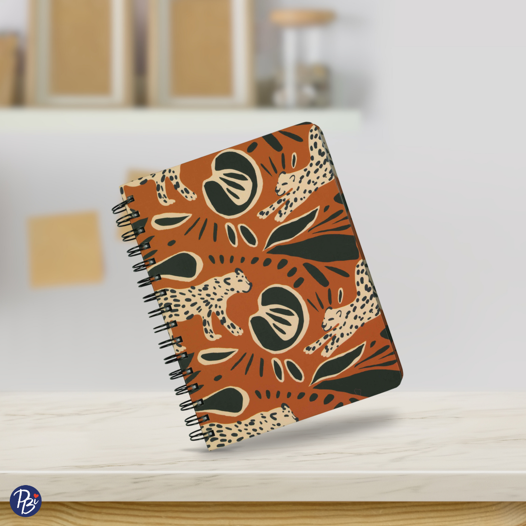CAHIER DE NOTES - MOTIF GUEPARD PBI LIVRES NOTES