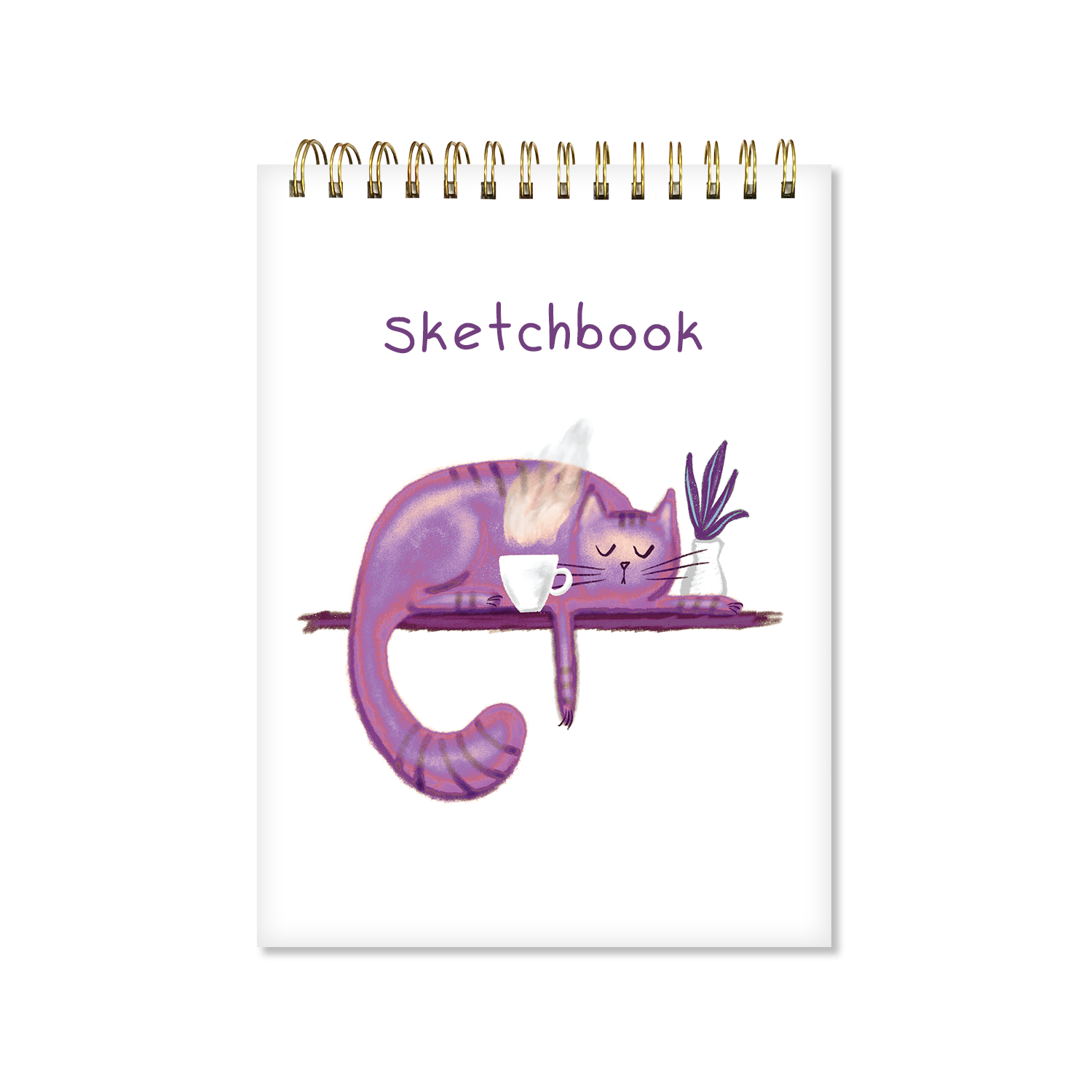 CARNET DE CROQUIS - LARGE - CHAT RELAXE PBI AUTRES