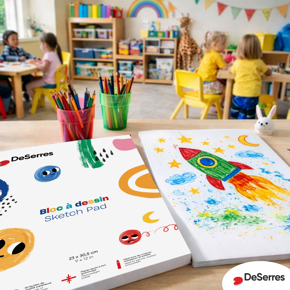 BLOC À DESSIN POUR ENFANTS