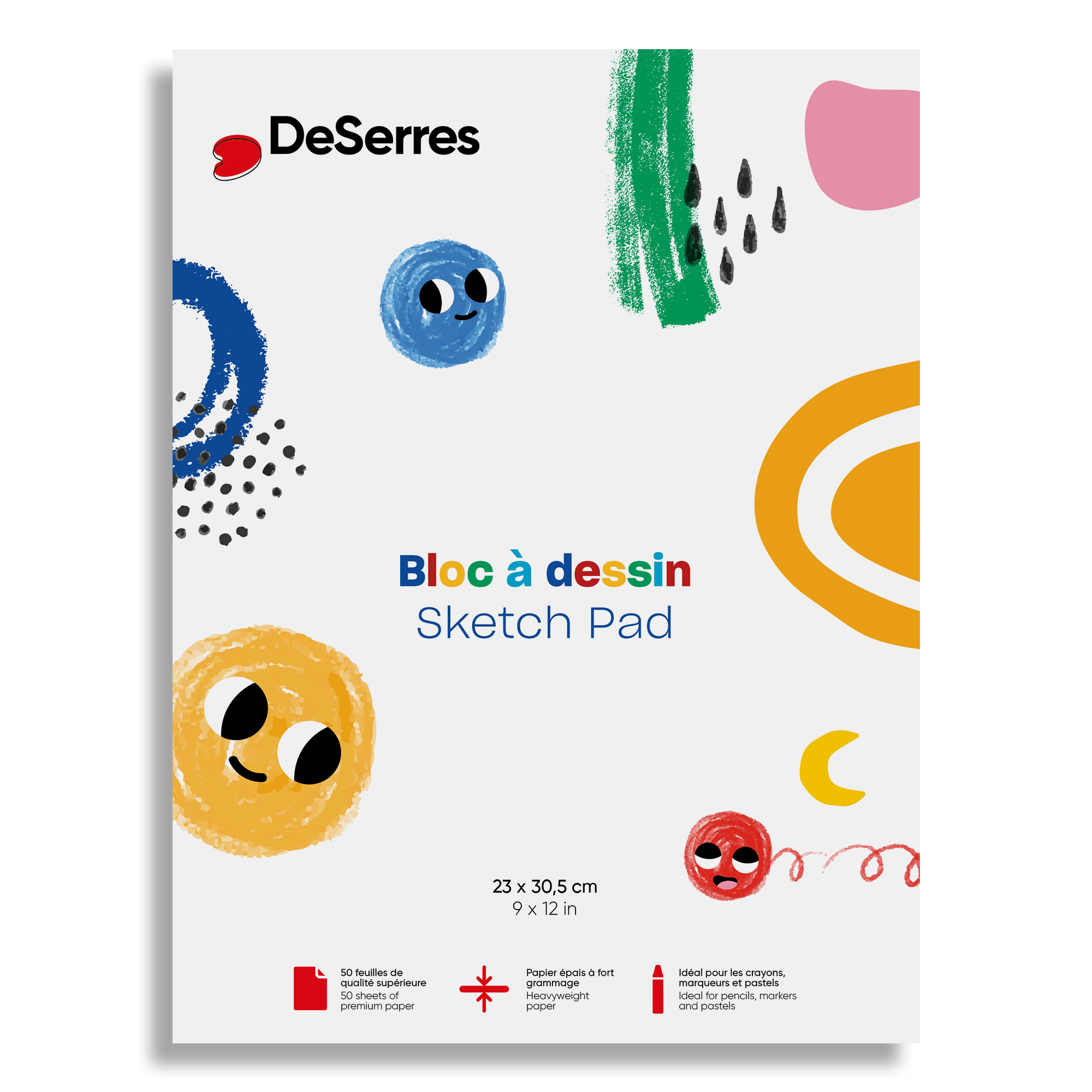 BLOC À DESSIN POUR ENFANTS DESERRES DESERRES