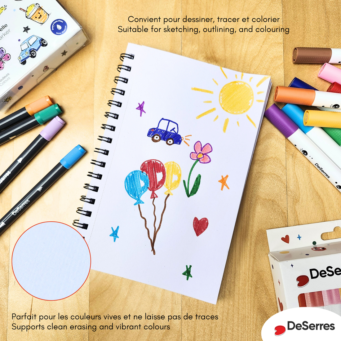 MON PETIT CARNET À CROQUIS POUR ENFANTS DESERRES