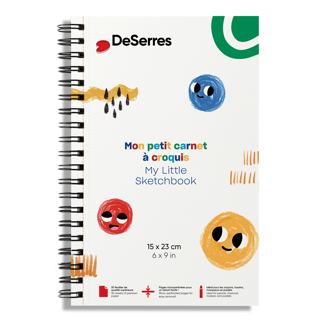 MON PETIT CARNET À CROQUIS POUR ENFANTS DESERRES DESERRES