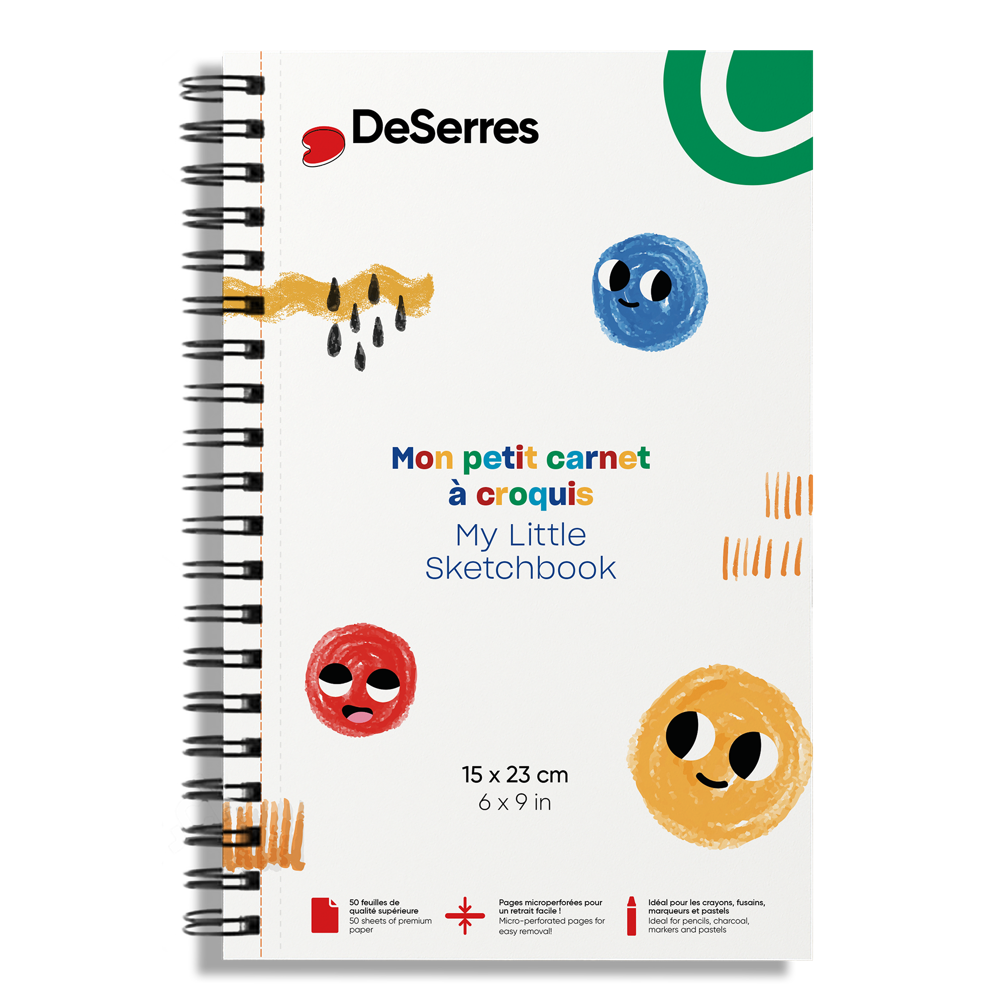 MON PETIT CARNET À CROQUIS POUR ENFANTS DESERRES DESERRES
