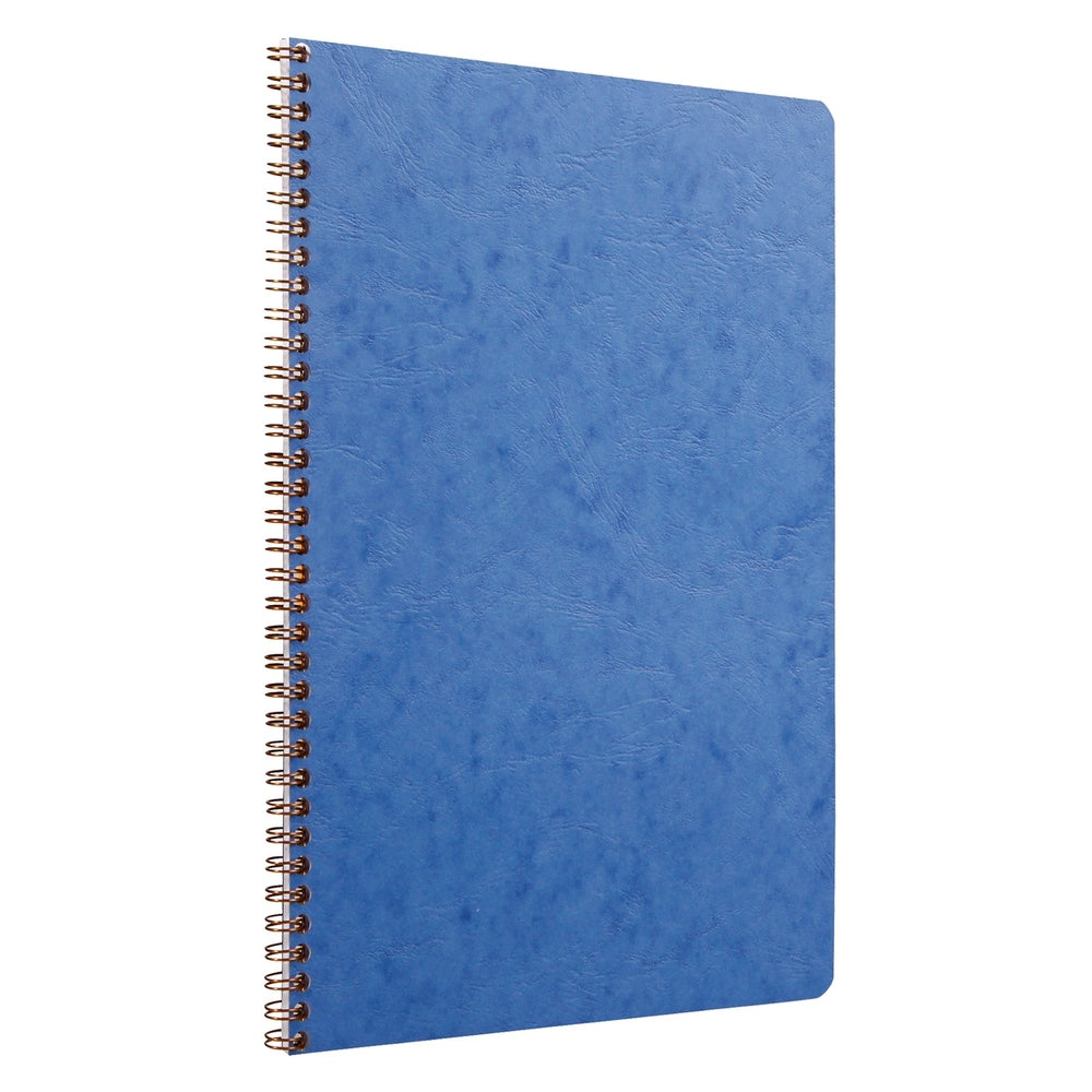 Age-Bag Cahier à reliure spirale ligné 100P 8¼X11¾ Bleu CLAIREFONTAINE