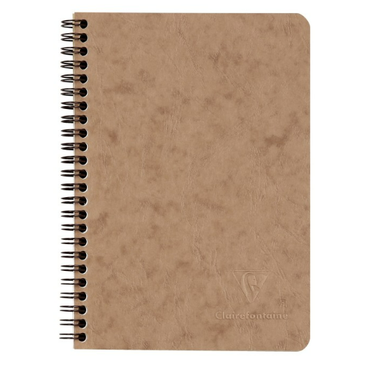 Age-Bag Cahier Ligné 120P A5 Tabac CLAIREFONTAINE