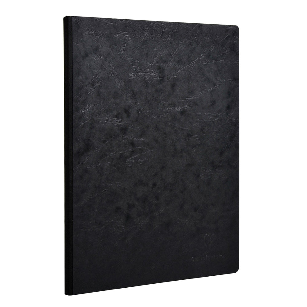 Age-Bag Cahier  Relié En Tissu Vierge 8¼X11¾ Noir CLAIREFONTAINE