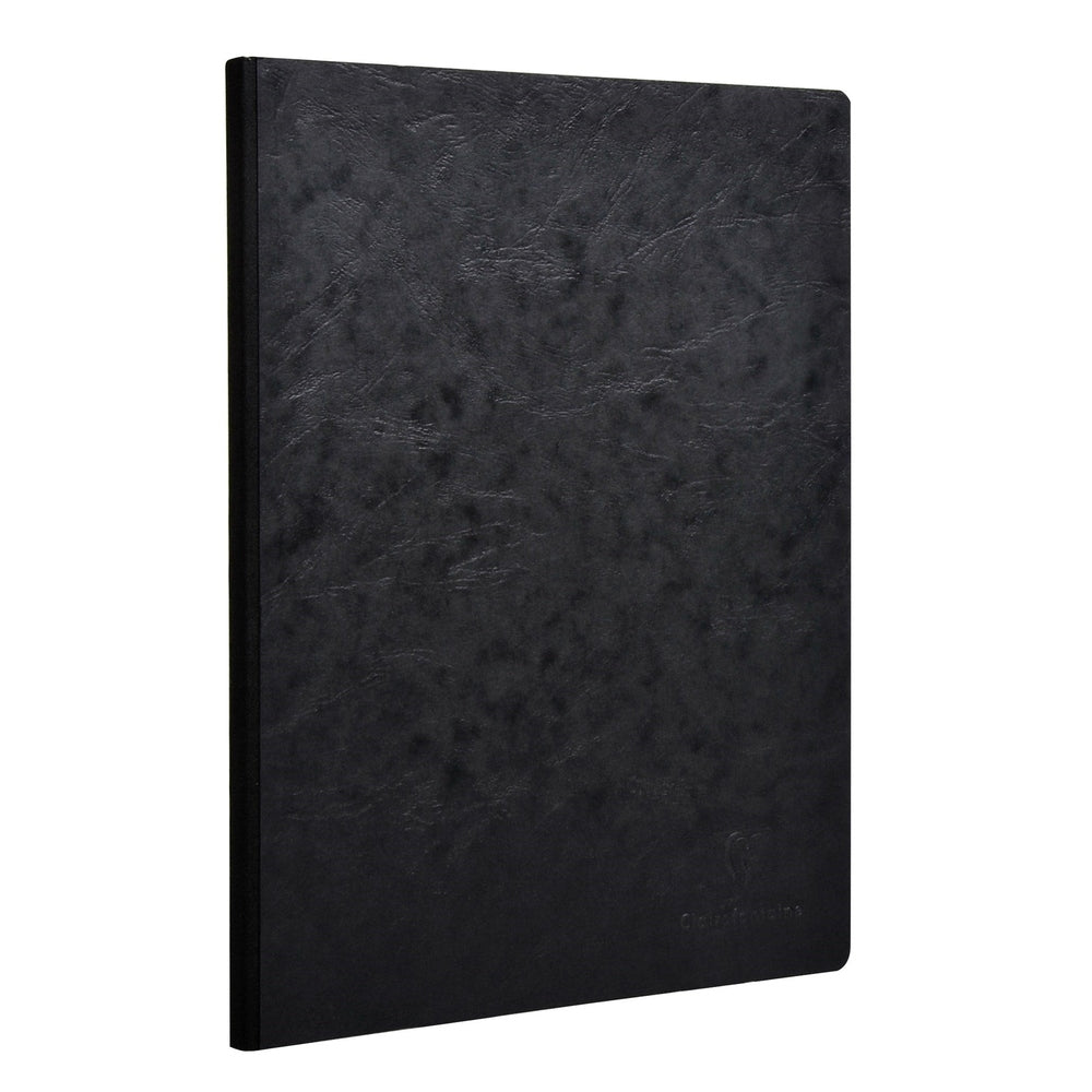 Age-Bag Cahier relié en toile ligné 8¼X11¾ noir CLAIREFONTAINE