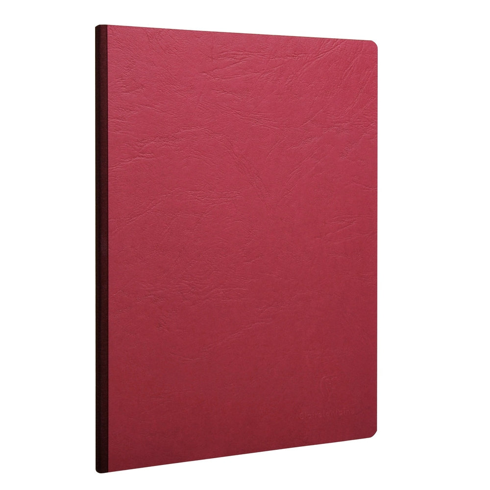 Age-Bag Cahier relié en toile ligné 8¼X11¾ Rouge CLAIREFONTAINE
