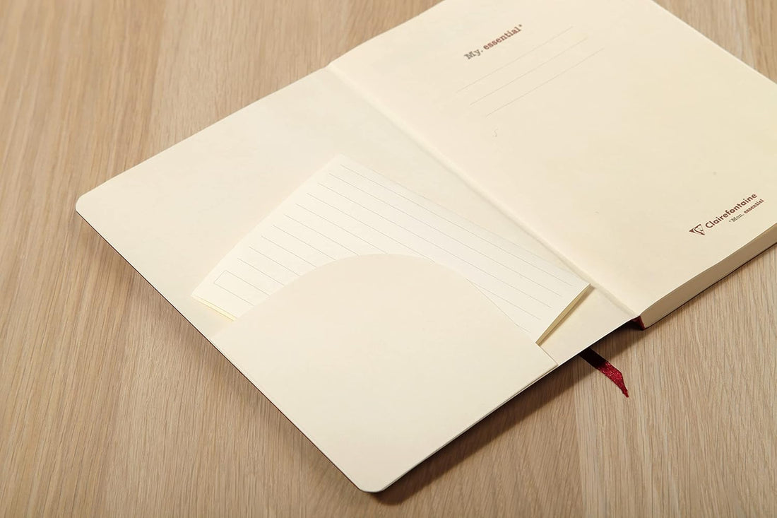 Cahier Agebag My Essential Carré Ligné Vert Dos cousu Brochure 192 pages A5 (14,8 × 21 cm)