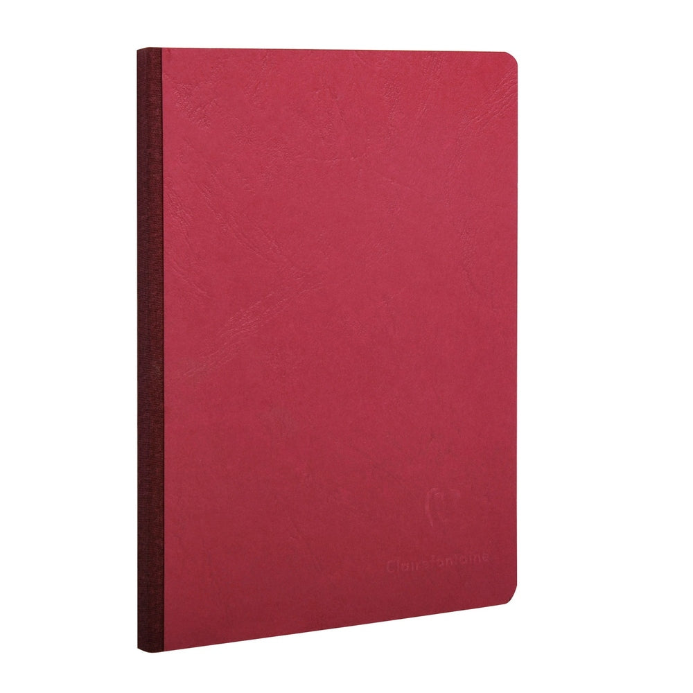 Age-Bag Cahier  relié en tissu Graph 5¾X8¼ Rouge CLAIREFONTAINE