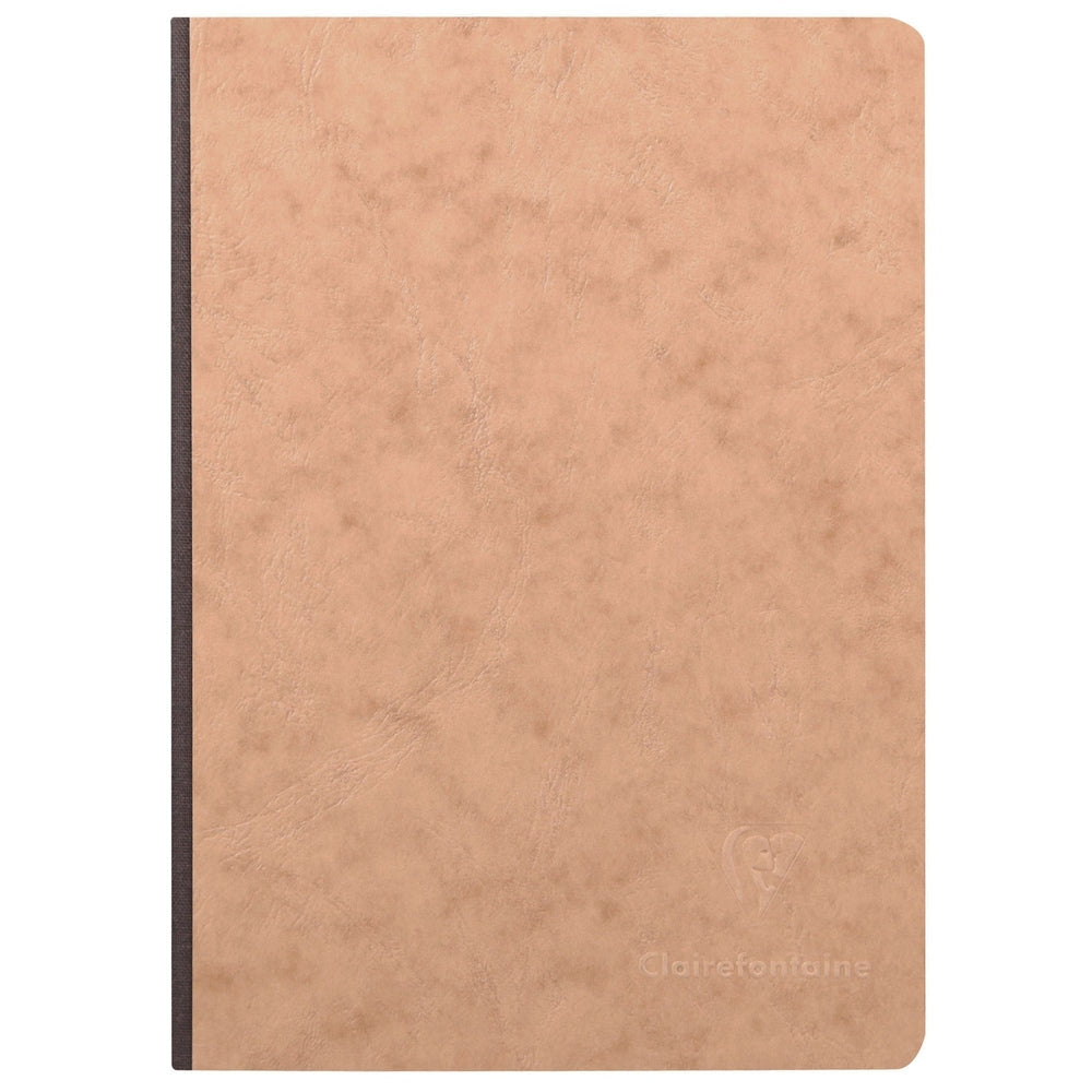 Age-Bag Cahier  relié en tissu Graph 5¾X8¼ Tan CLAIREFONTAINE