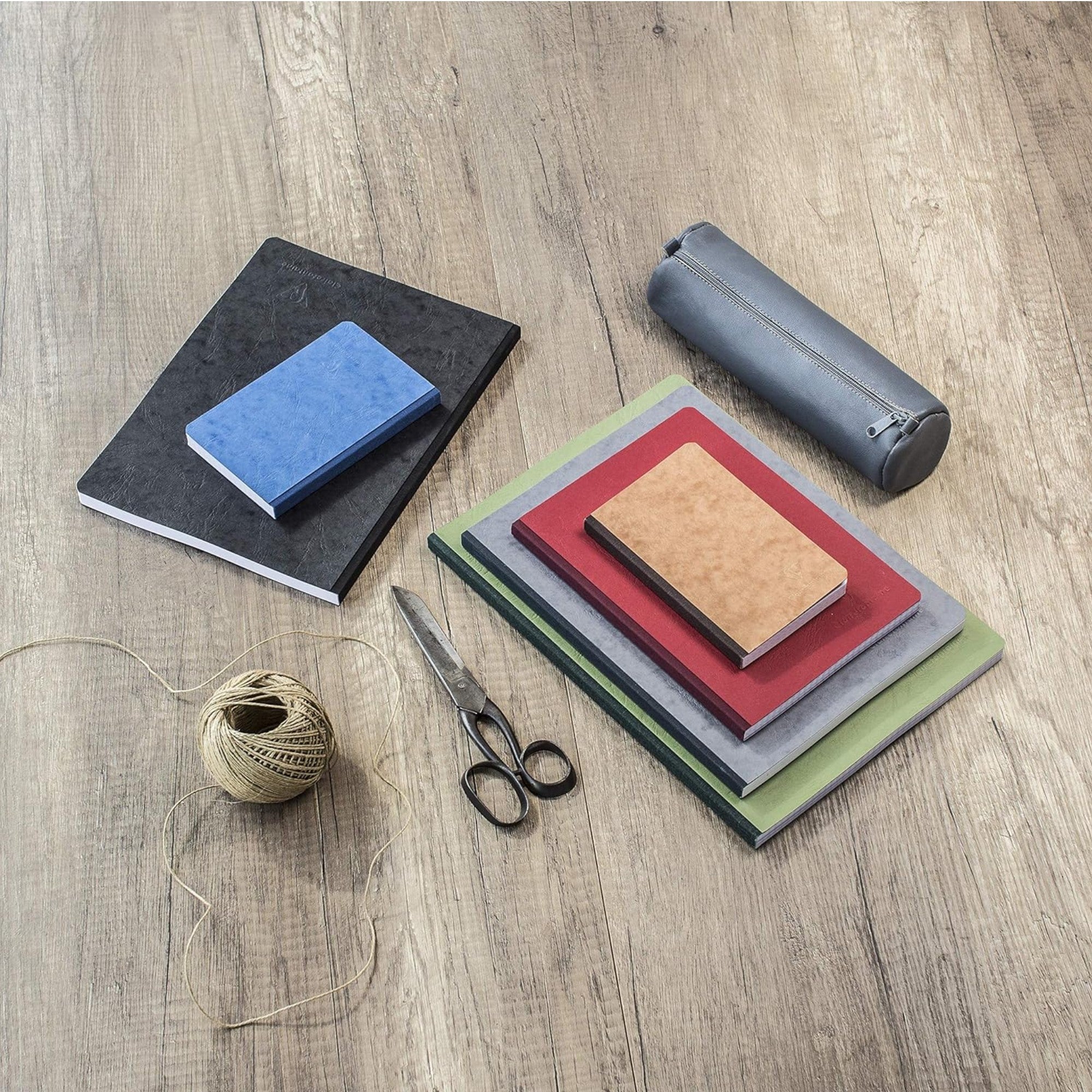 Cahier Agebag Ligné Noir Dos toilé Brochure 192 pages A5 (14,8 × 21 cm)