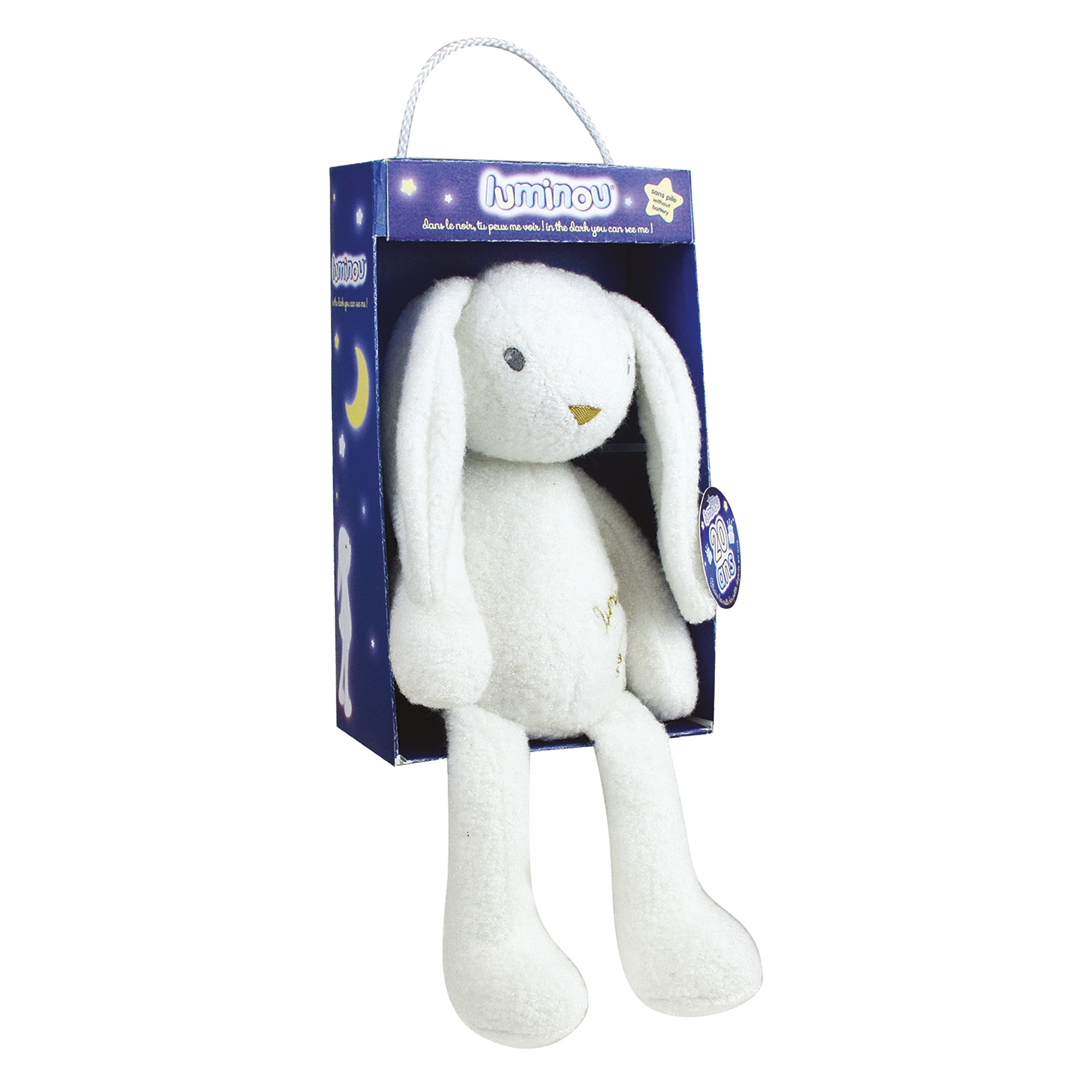 LUMINOU LAPIN PELUCHE / 30 CM JEMINI