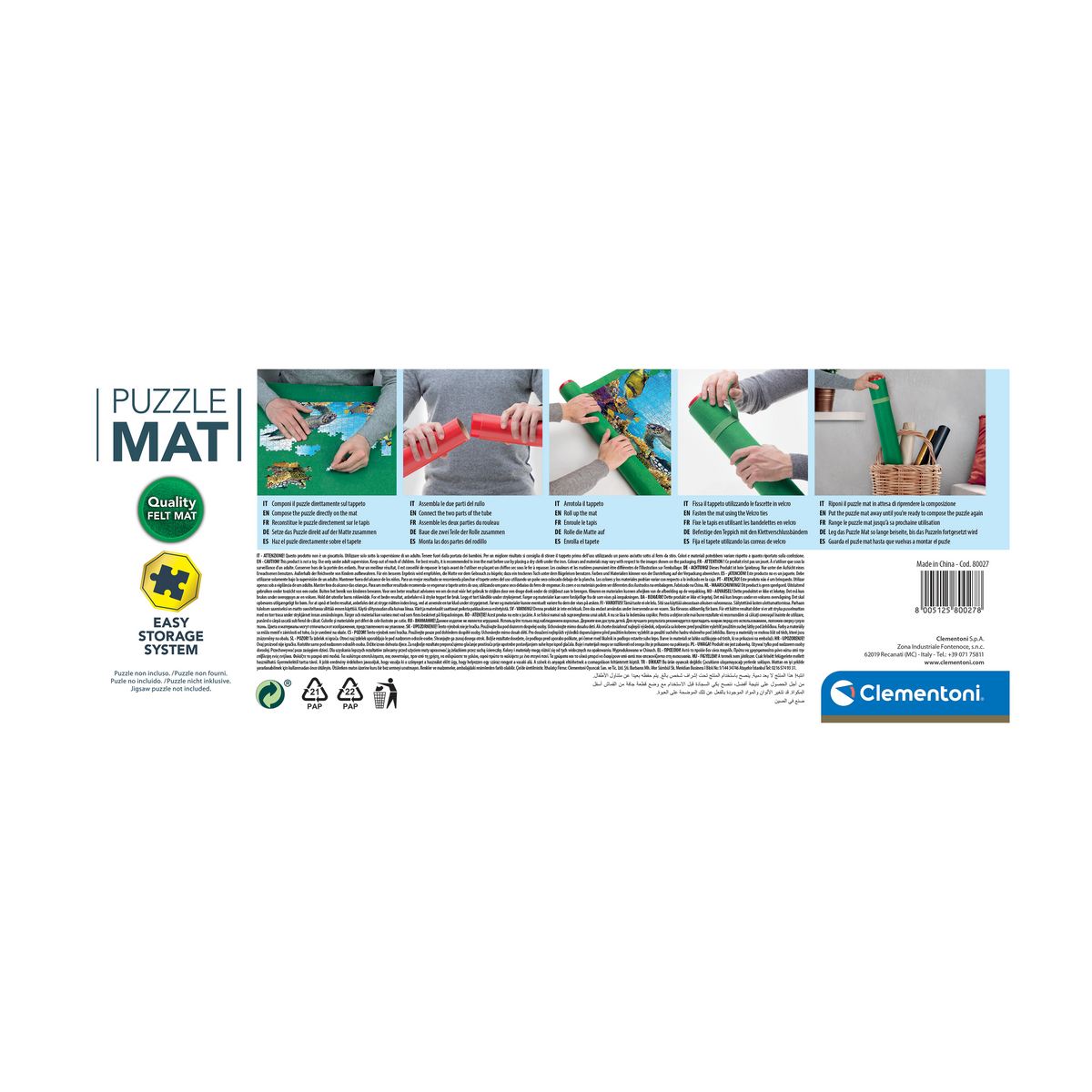 TAPIS CASSE-TÊTE - JUSQU'A 2000pcs - CLEMENTONI