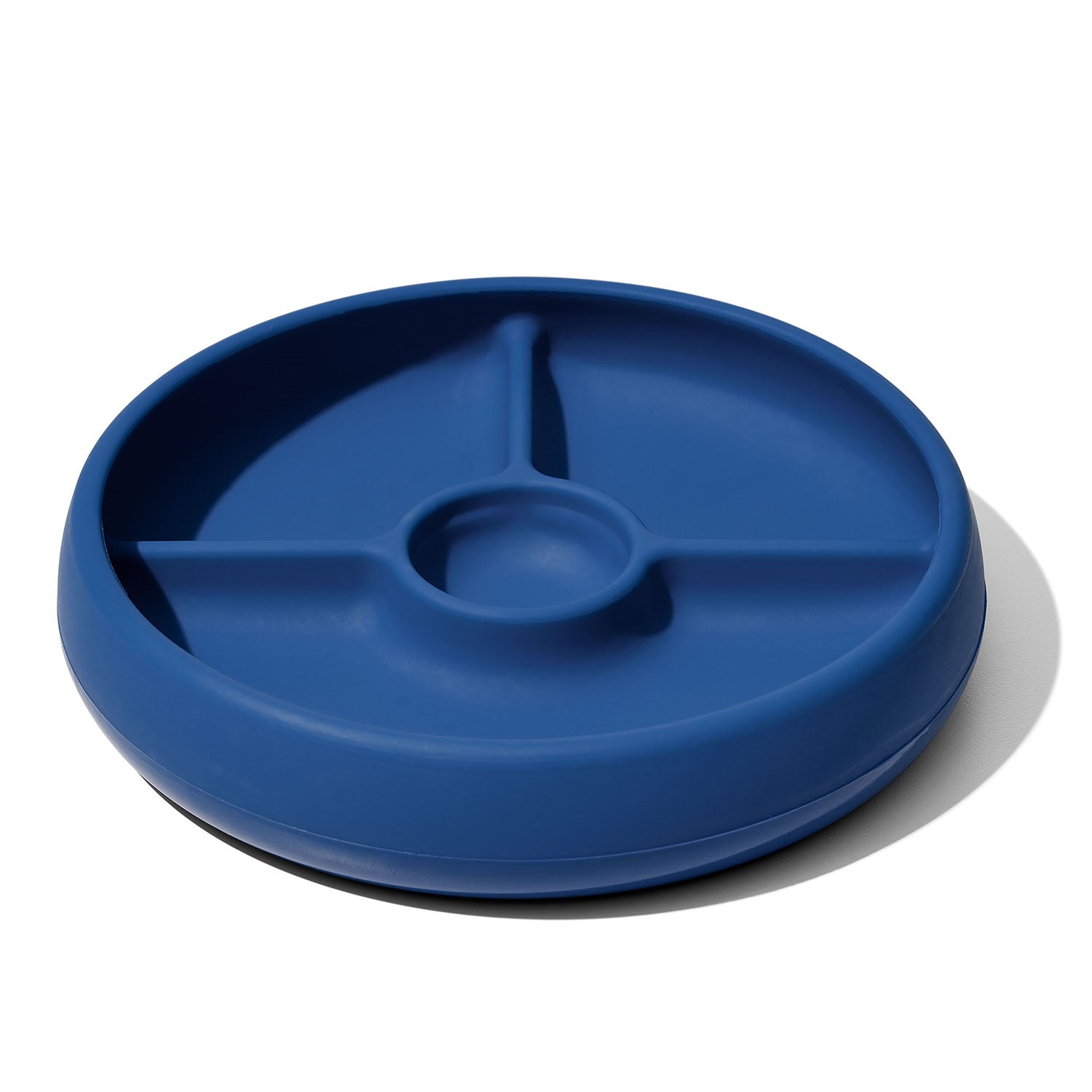 ASSIETTE COMPARTIMENTÉE EN SILICONE - MARINE OXO TOT