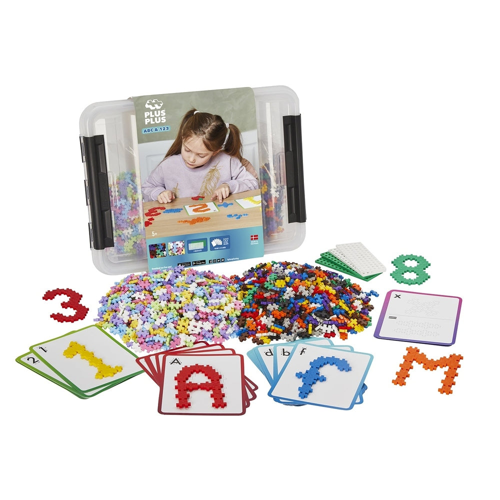 BOÎTE DE RANGEMENT -  ABC & 123 - 2000pcs PLUS PLUS