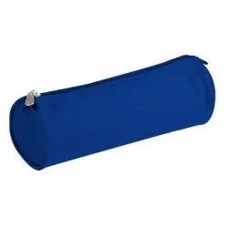 Trousse ronde - polyester 600 deniers -bleu (7x22cm) CLAIREFONTAINE