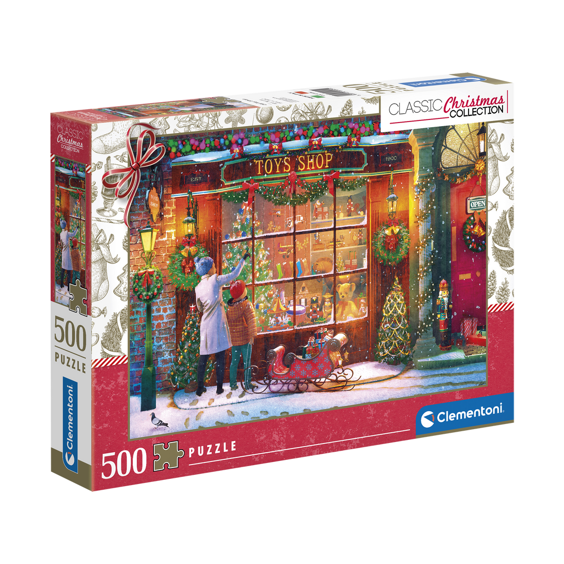 PZ500: MAGASIN DE JOUETS ANTIQUE CLEMENTONI PUZZLES