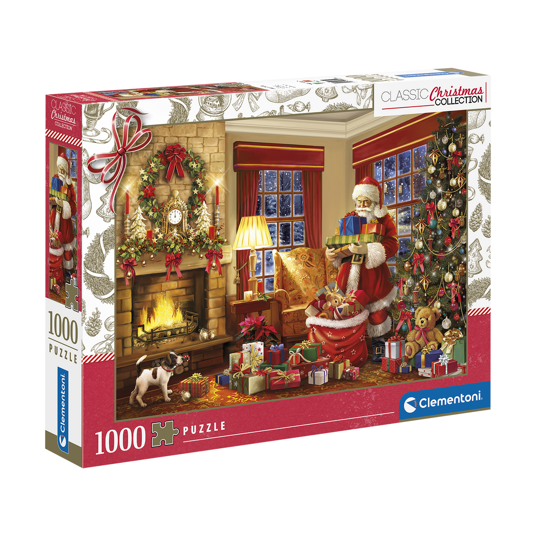 PZ1000: LA VISITE DU PÈRE NOËL CLEMENTONI PUZZLES