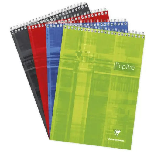 Bloc-notes pupitre reliure intégrale seyès -assortis- A4. 80 feuilles (21x29.7cm) CLAIREFONTAINE