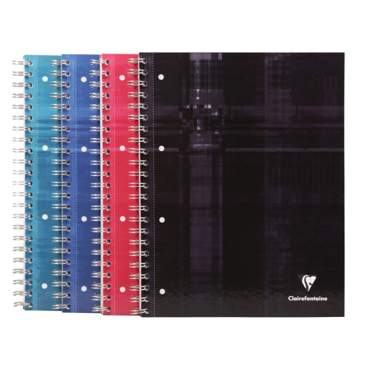 Bind'O bloc-notes reliure intégrale 5/5+MC -assortis- A4+. 80 feuilles (22.5x29.7cm) CLAIREFONTAINE