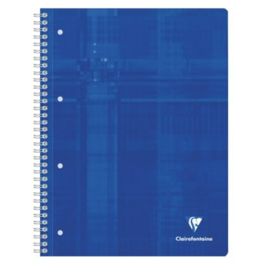 Cahier studium reliure intégrale 5/5+MC -assortis- A4+. 240 pages (22.5x29.7cm) CLAIREFONTAINE