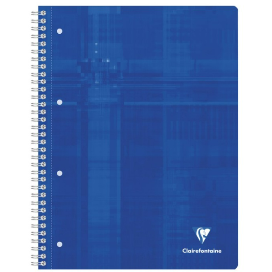 Cahier studium reliure intégrale vierge -assortis- A4+. 160 pages (22.5x29.7cm) CLAIREFONTAINE