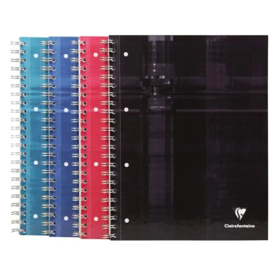 Bind'O bloc-notes reliure intégrale 5/5+MC -assortis- A4+. 120 feuilles (22.5x29.7cm) CLAIREFONTAINE