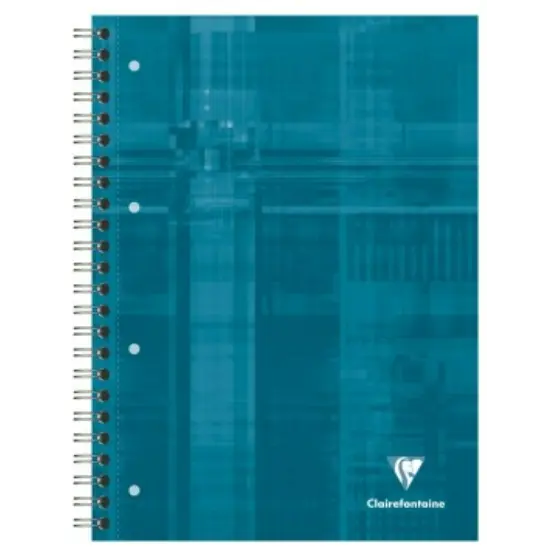 Bind'O bloc-notes reliure intégrale 5/5+MC -assortis- A4+. 120 feuilles (22.5x29.7cm) CLAIREFONTAINE