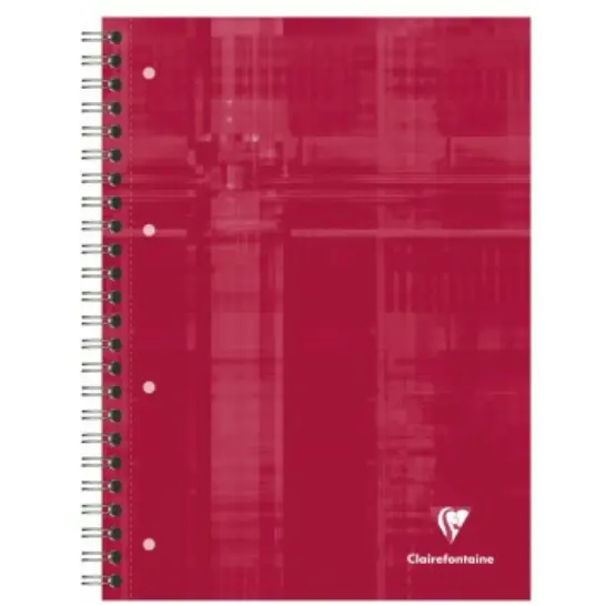 Bind'O bloc-notes reliure intégrale 5/5+MC -assortis- A4+. 120 feuilles (22.5x29.7cm) CLAIREFONTAINE