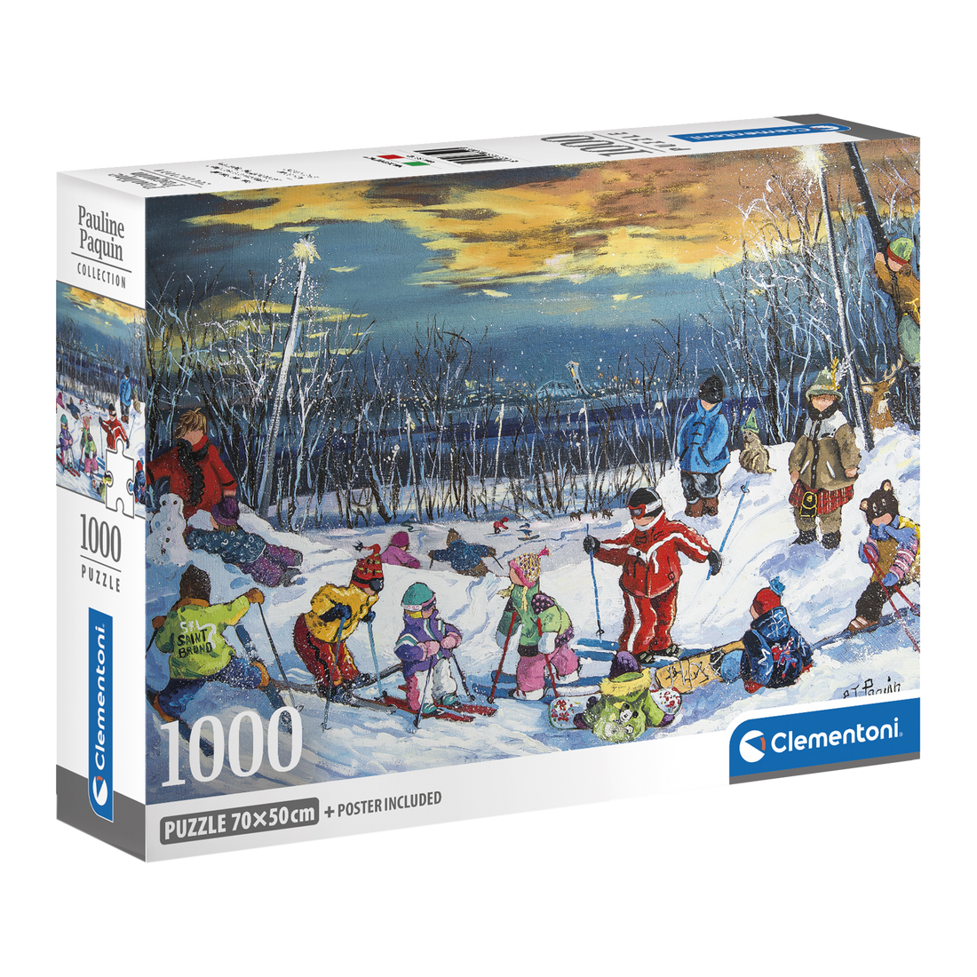 PZ1000: ALLONS SKIER ENSEMBLE ! CLEMENTONI PUZZLES