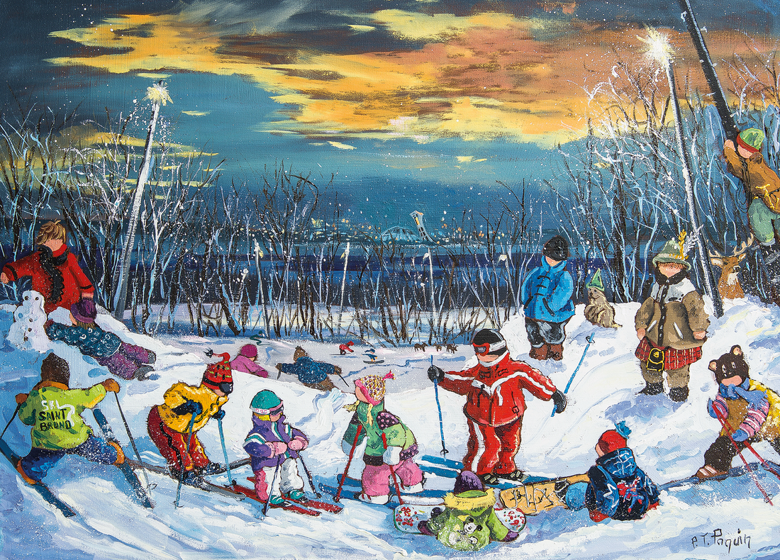 PZ1000: ALLONS SKIER ENSEMBLE ! CLEMENTONI PUZZLES