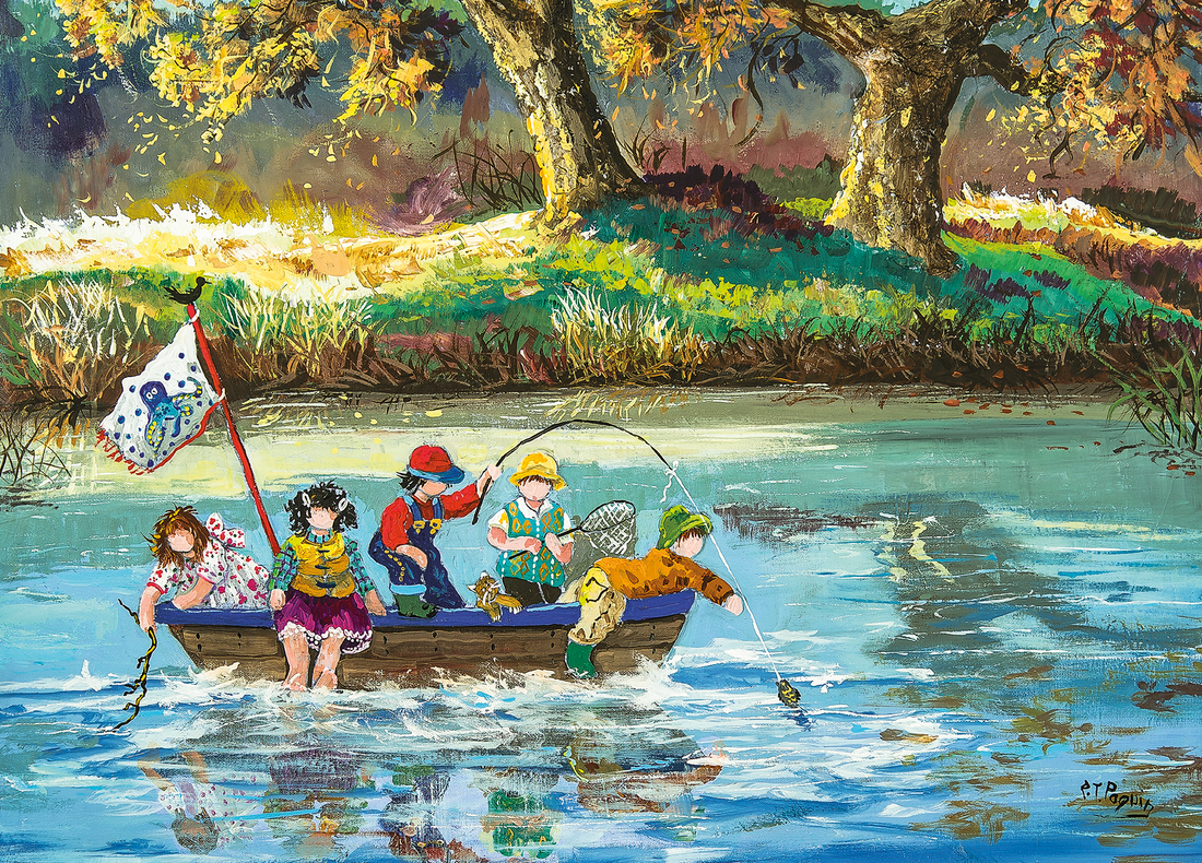 PZ1000:  HISTOIRE DE PÊCHE CLEMENTONI PUZZLES