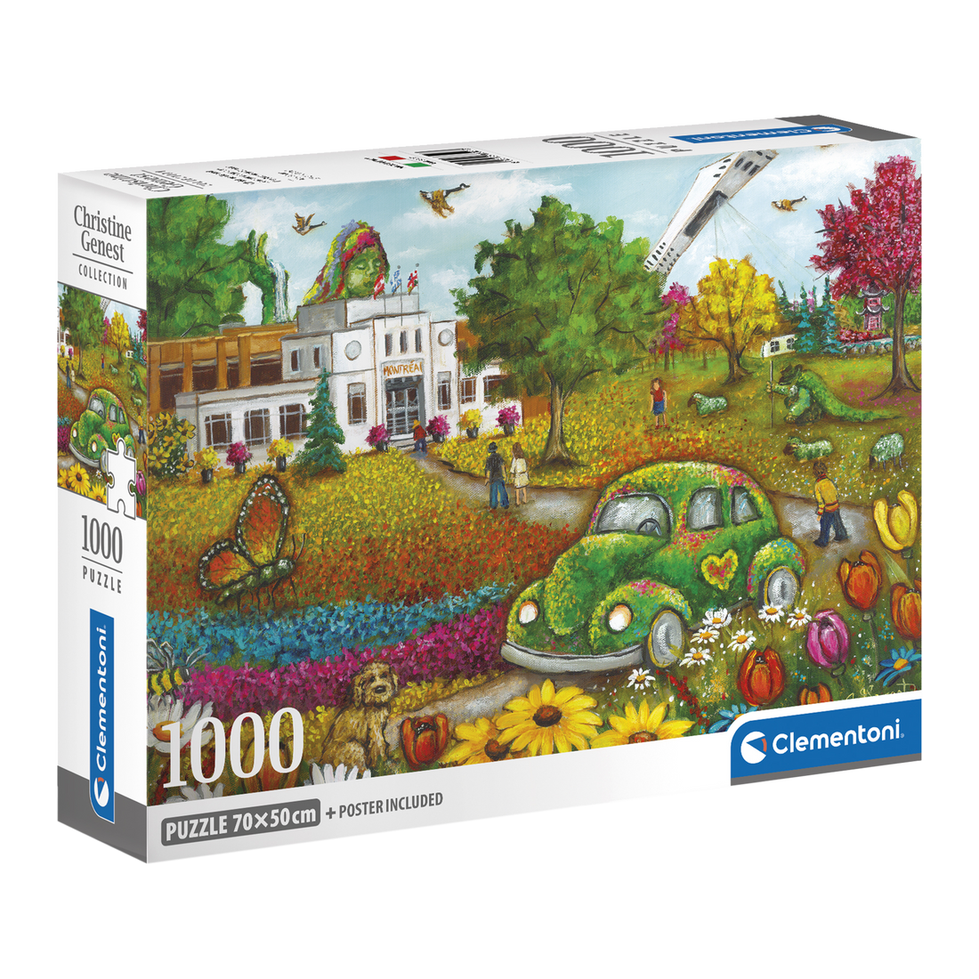 PZ1000: LE JARDIN BOTANIQUE CLEMENTONI PUZZLES