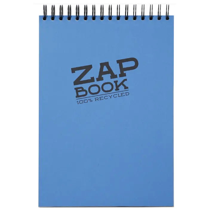 Zap Bloc spiralé en-tête recyclé -assortis- A4. 320 pages (21x29.7cm) CLAIREFONTAINE