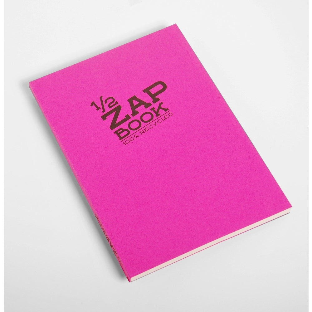 1/2 Zap Book Recyclé 36Lb 160P 6½X8¼ Assortis CLAIREFONTAINE
