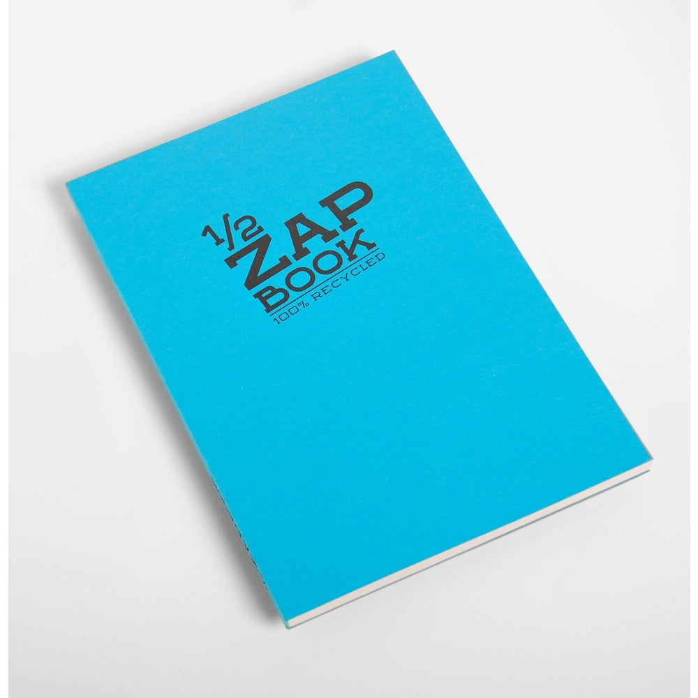 1/2 Zap Book Recyclé 36Lb 160P 6½X8¼ Assortis CLAIREFONTAINE