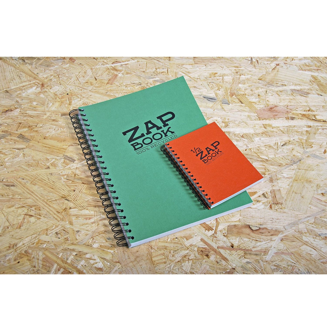 1/2 Zap Book Recycled 36Lb 160P 9x14cm. Assorted