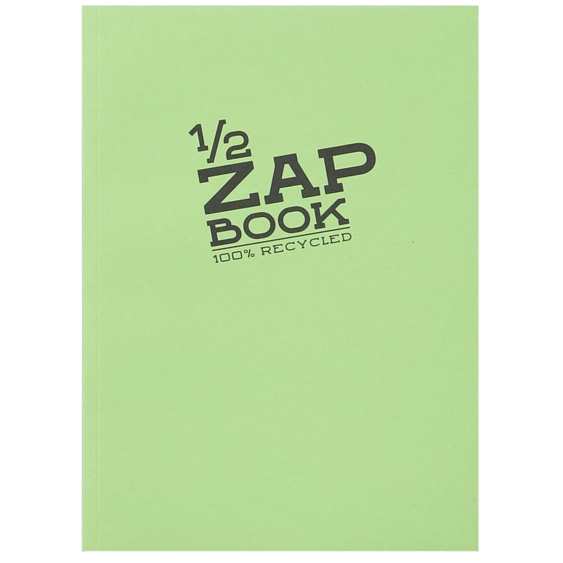 1/2 Zap Book Recycled 36Lb 160P 16.5x21cm . Assorted