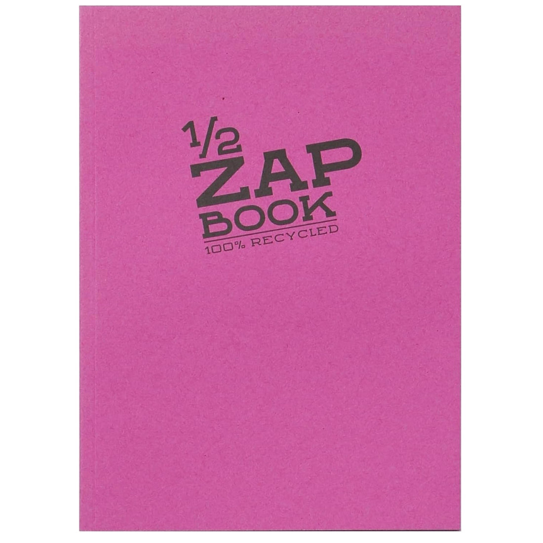 1/2 Zap Book Recycled 36Lb 160P 16.5x21cm . Assorted