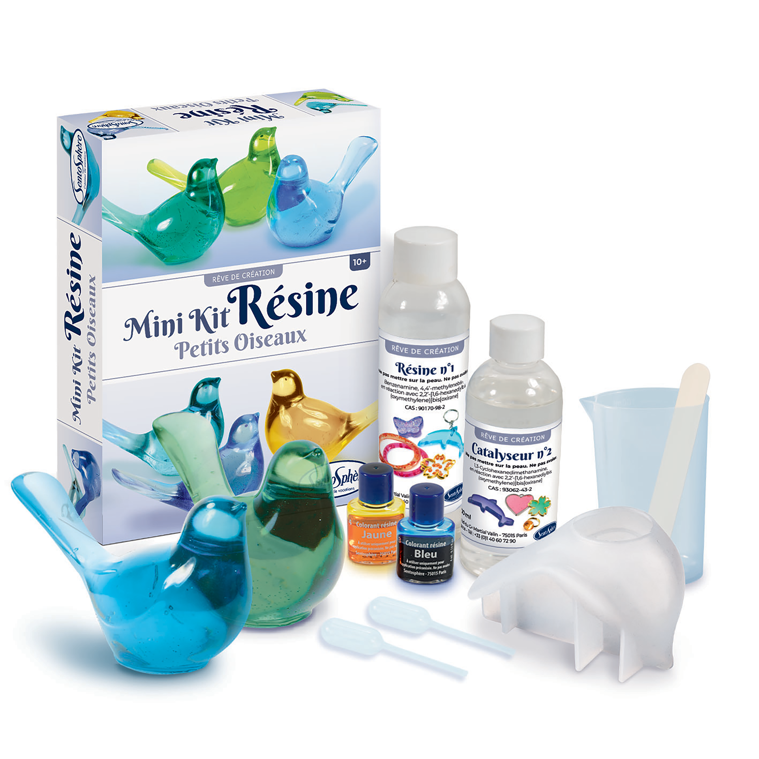 MINI KIT RESINE - PETITS OISEAUX