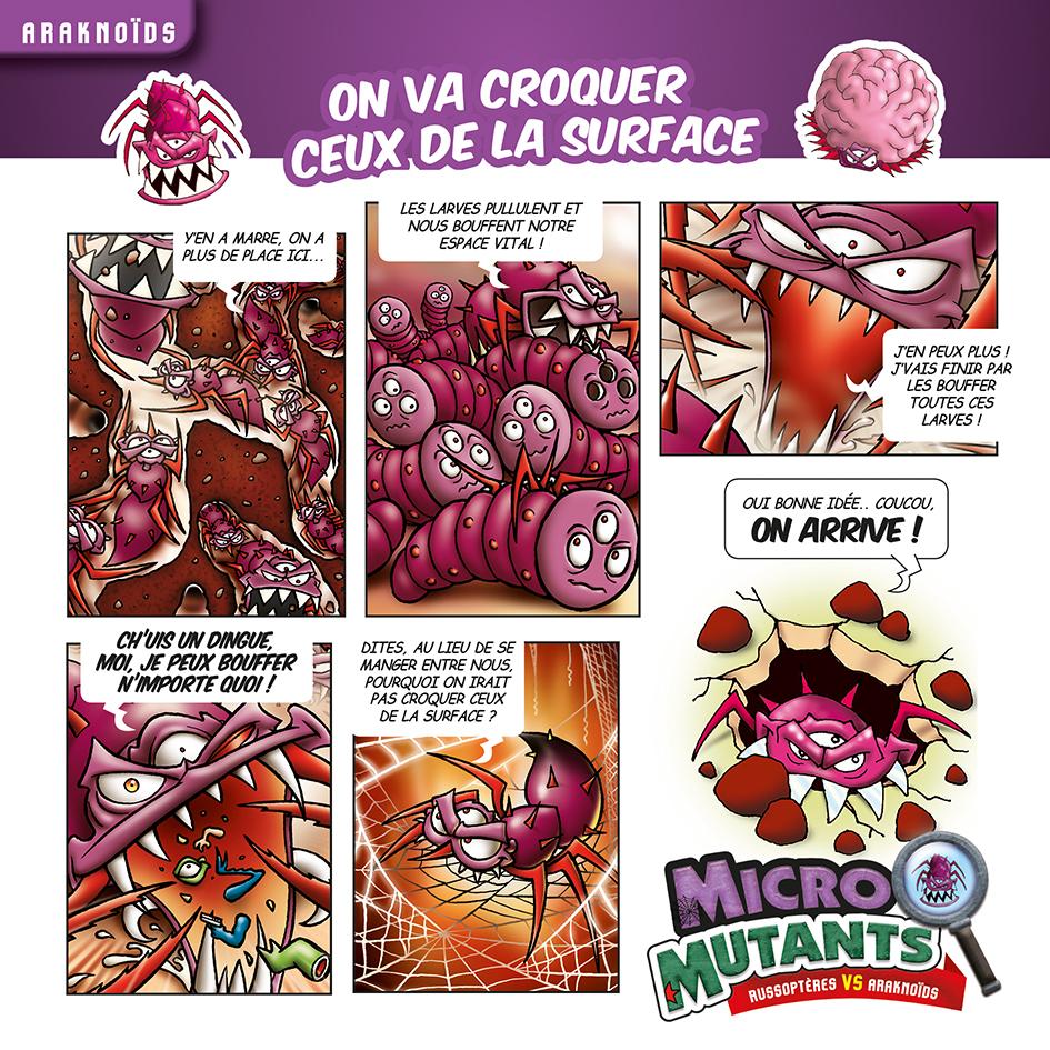 MICRO MUTANTS - RUSSOPTÈRES VS ARAKNOÏDS (FR) ORIGAMES