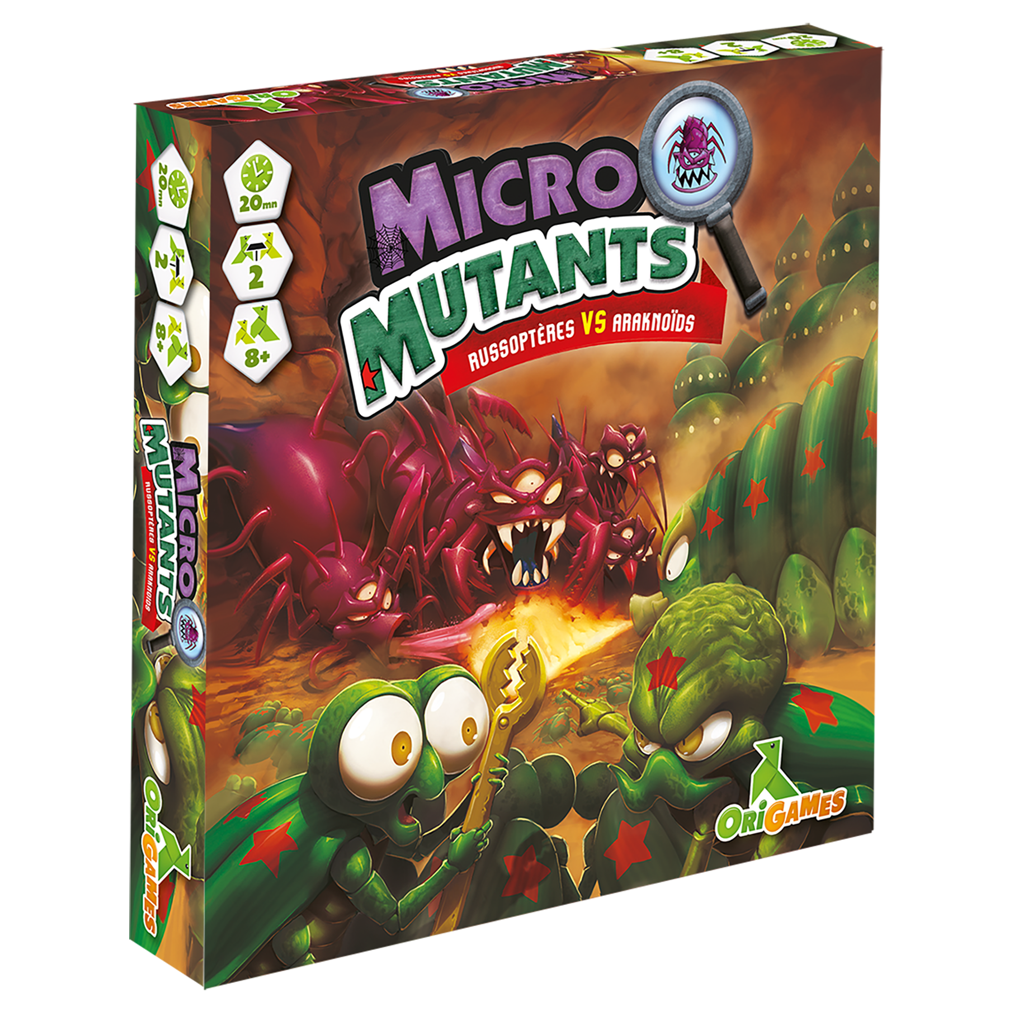 MICRO MUTANTS - RUSSOPTÈRES VS ARAKNOÏDS (FR) ORIGAMES