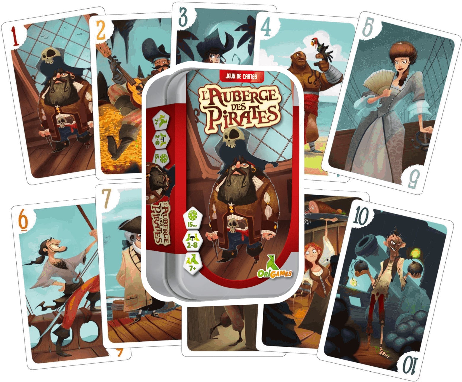 L'AUBERGE DES PIRATES ORIGAMES