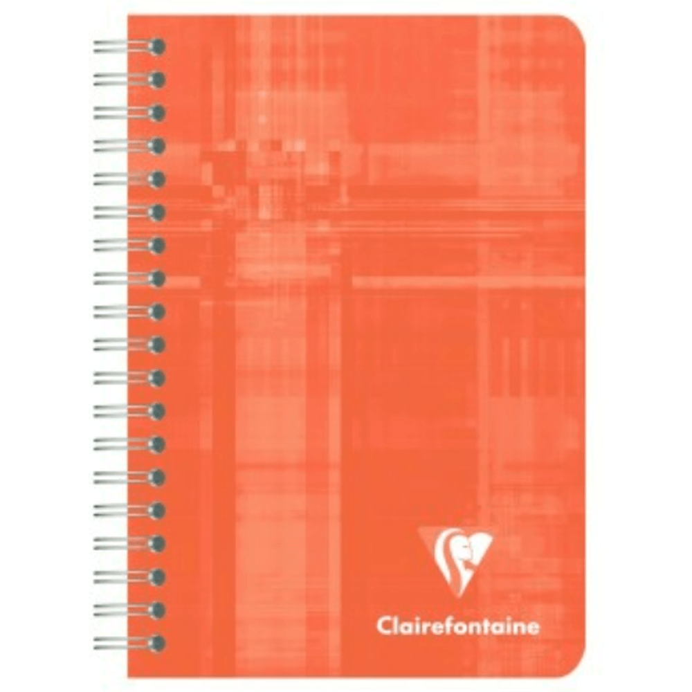 Cahier à reliure intégrale Graphique 180P 9.5x14cm. Assortis CLAIREFONTAINE